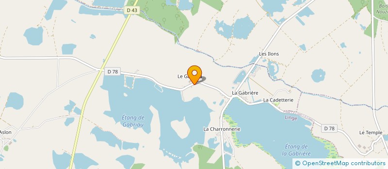 localisation de l'entreprise LES NENUPHARS à LINGE