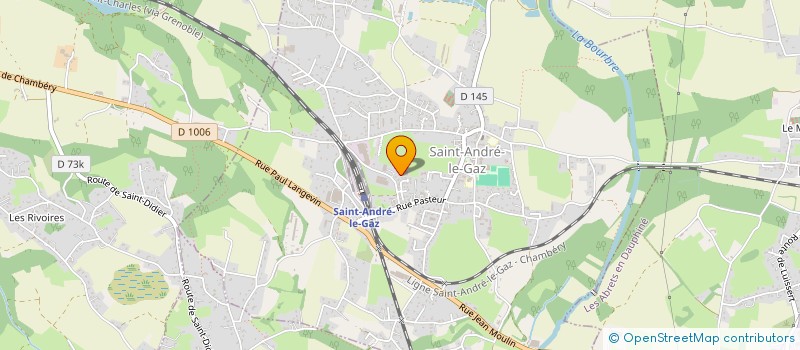 localisation de l'entreprise LES NENUPHARS  SAINT-ANDRE-LE-GAZ