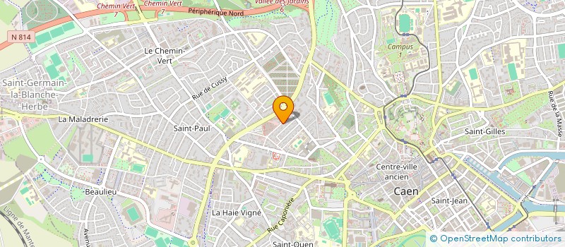 localisation de l'entreprise LES NENUPHARS ROUGES  CANVILLE-LA-ROCQUE