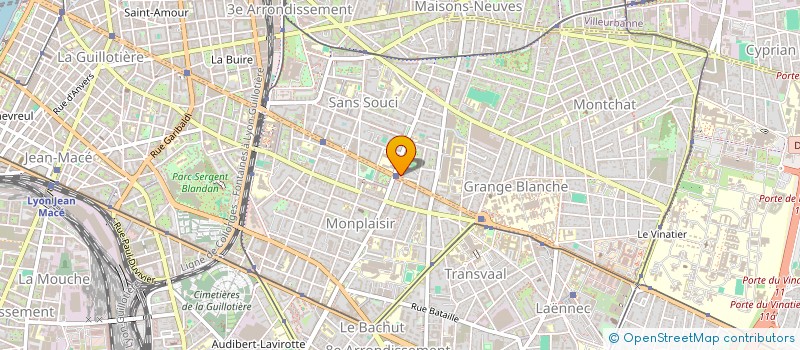 localisation de l'entreprise LES NENUPHARS VOLANTS  LYON