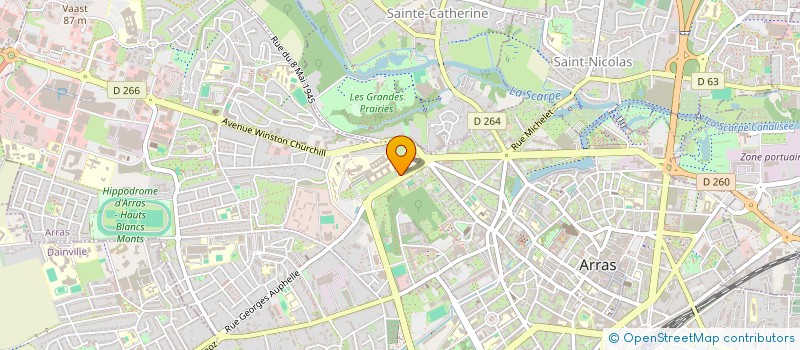 localisation de l'entreprise LES NEONATS DU CHA à ARRAS