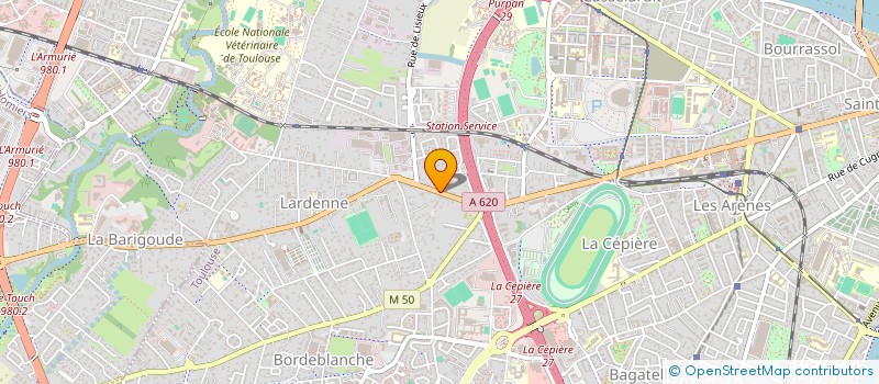 localisation de l'entreprise LES NEREIDES à TOULOUSE