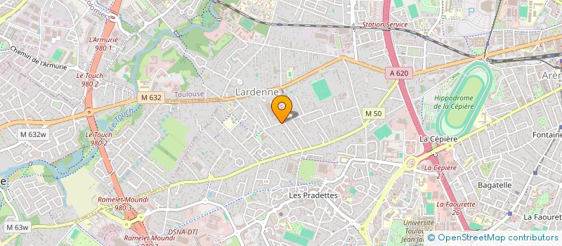localisation de l'entreprise LES NEREIDES à TOULOUSE