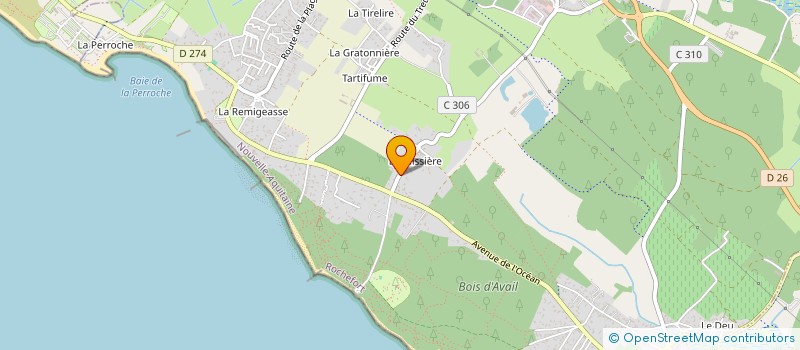 localisation de l'entreprise LES NEREIDES  DOLUS-D'OLERON