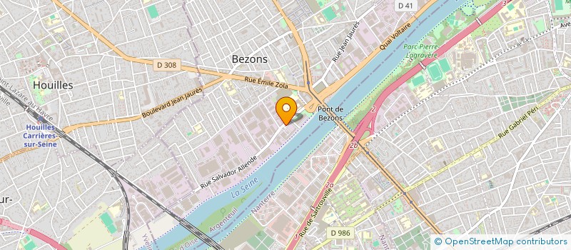 localisation de l'entreprise LES NETRONAUTES à BEZONS
