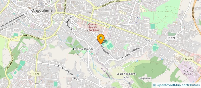 localisation de l'entreprise LES NETTOYEURS à ANGOULEME