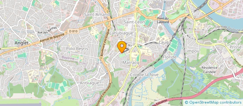 localisation de l'entreprise LES NEUF SOUFFLES  BAYONNE