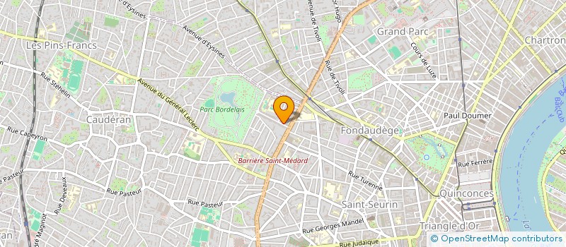 localisation de l'entreprise LES NEUF T MER  BORDEAUX