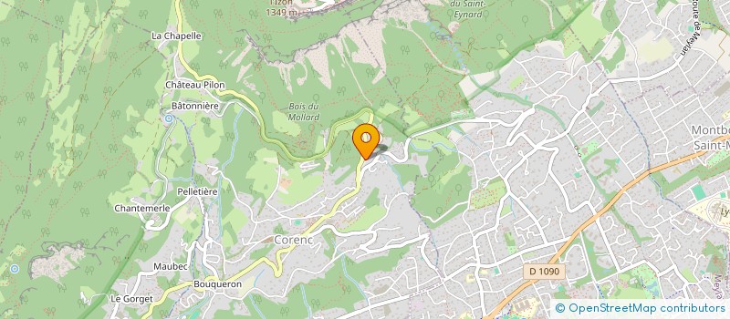 localisation de l'entreprise LES NEW SOCKS  LE SAPPEY-EN-CHARTREUSE