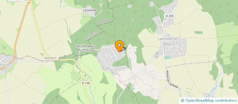 localisation de l'entreprise LES NICHES DE LILI  LAINVILLE-EN-VEXIN