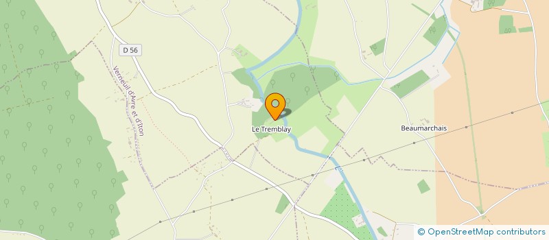 localisation de l'entreprise LES NICHOIRS  VERNEUIL D'AVRE ET D'ITON