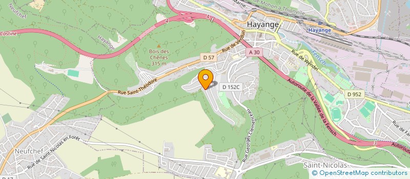 localisation de l'entreprise LES NIDS  HAYANGE