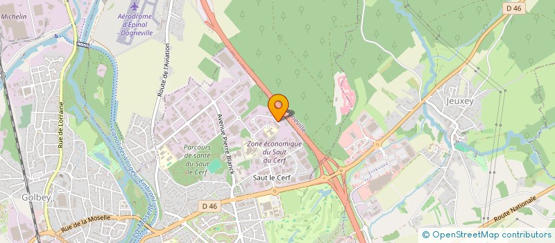 localisation de l'entreprise LES NIDS DU LAC  SANCHEY