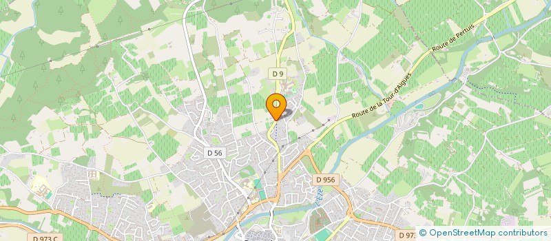 localisation de l'entreprise LES NIDS DU LUBERON  PERTUIS