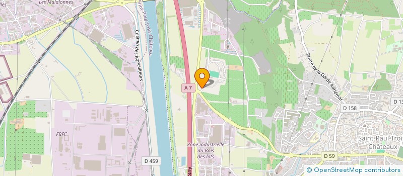 localisation de l'entreprise LES NIGLOS D'OR  SAINT-PAUL-TROIS-CHATEAUX