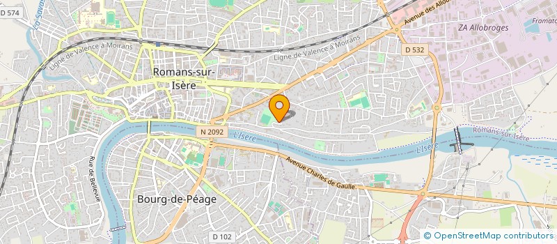 localisation de l'entreprise LES NIMOSAS  ROMANS-SUR-ISERE