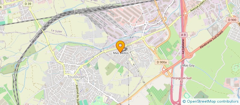 localisation de l'entreprise LES NIN'S DE BLAISE  PERPIGNAN