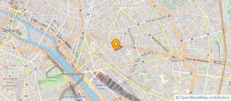 localisation de l'entreprise LES NOCES à PARIS