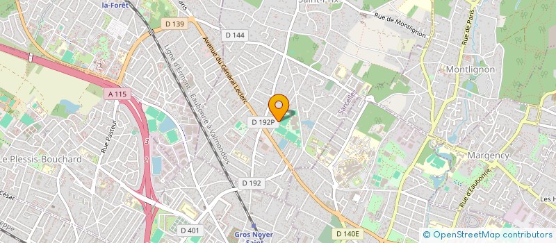 localisation de l'entreprise LES NOCES DE MUSIQUE à SAINT-PRIX