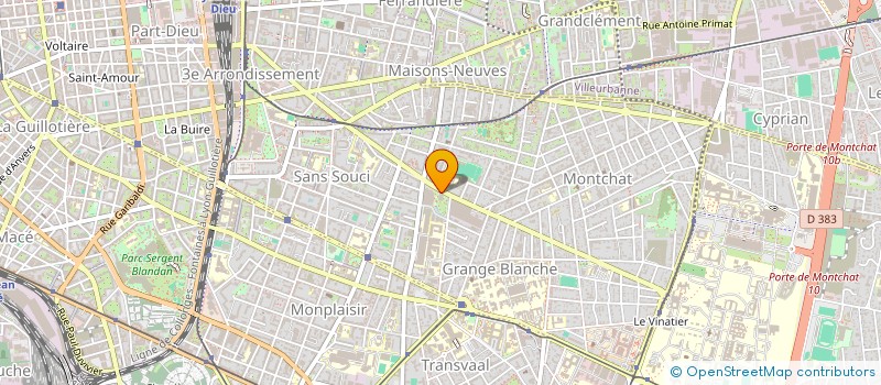 localisation de l'entreprise LES NOCTAMBULLES  LYON