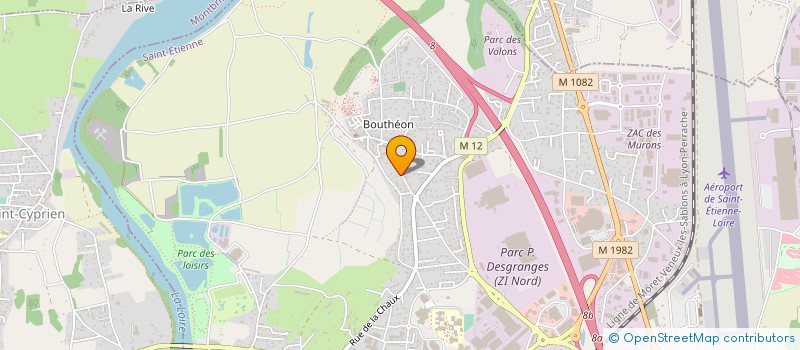 localisation de l'entreprise LES NOCTURNES FOREZIENNES  ANDREZIEUX-BOUTHEON