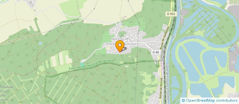 localisation de l'entreprise LES NOGAREVINS  NORROY-LES-PONT-A-MOUSSON