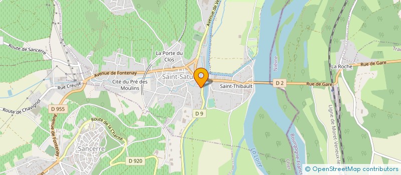 localisation de l'entreprise LES NOIRS A DION  SAINT-SATUR