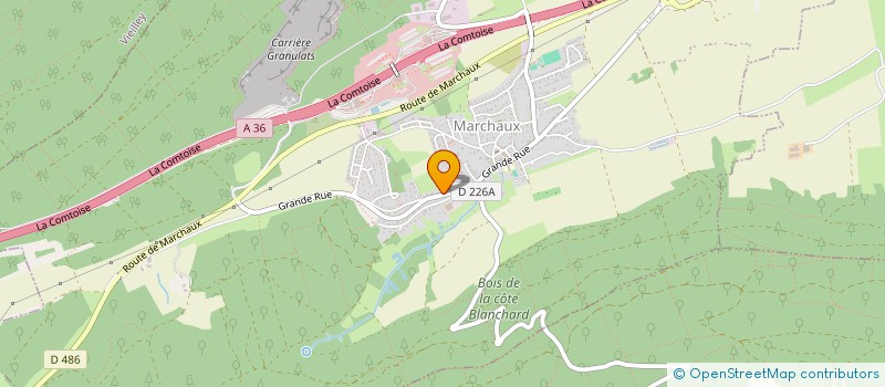 localisation de l'entreprise LES NOISETIERS  VILLERS-GRELOT