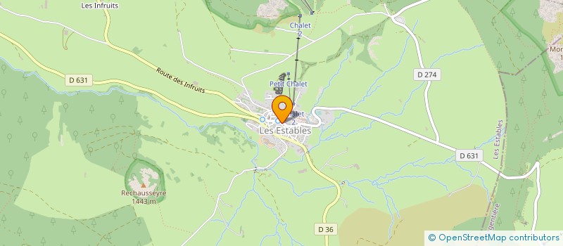 localisation de l'entreprise LES NOISETIERS à LES ESTABLES