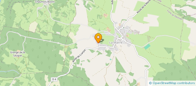 localisation de l'entreprise LES NOISETIERS  LA MARRE