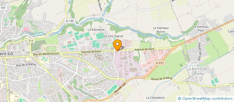 localisation de l'entreprise LES NOISETIERS  SAINT-LO