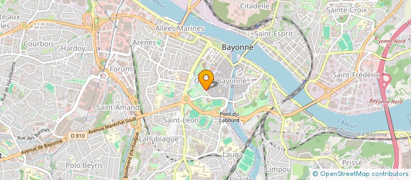 localisation de l'entreprise LES NOIX DE CAJUN à BAYONNE