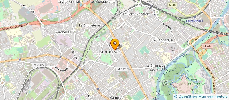 localisation de l'entreprise LES NOMADES à LAMBERSART