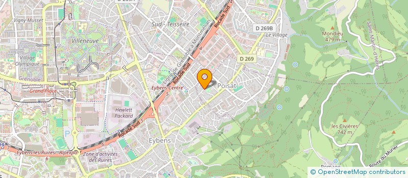 localisation de l'entreprise LES NOMADES  POISAT
