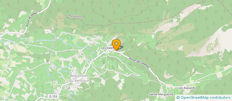 localisation de l'entreprise LES NOMADES DU VENTOUX  BEAUMONT-DU-VENTOUX