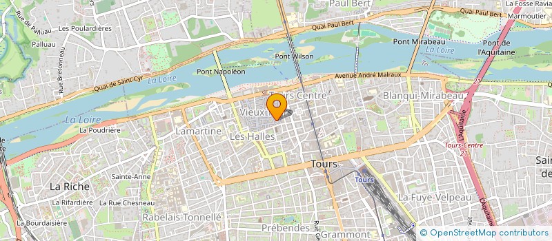 localisation de l'entreprise LES NONNES  TOURS