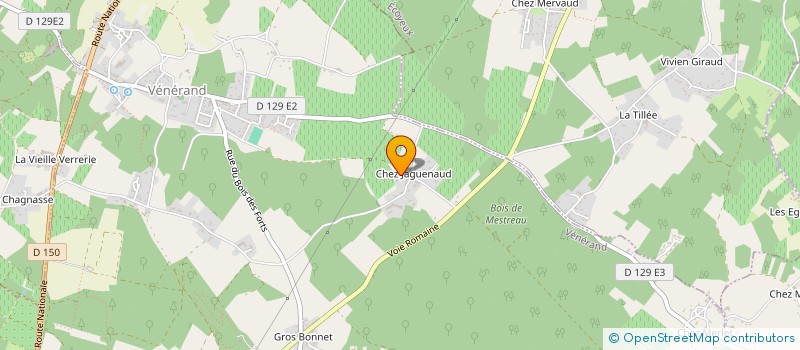 localisation de l'entreprise LES NORMANDS  VENERAND