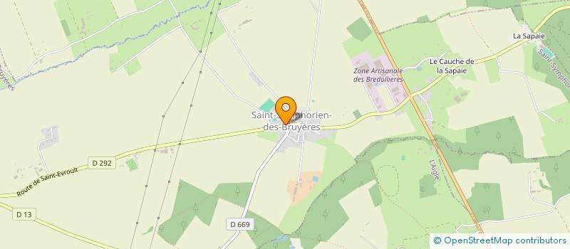 localisation de l'entreprise LES NORMANDS DE CRULAI à CRULAI