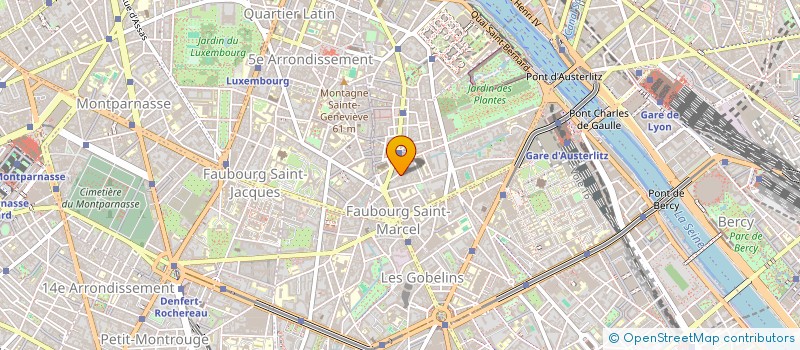 localisation de l'entreprise LES NOTAIRES DU 5  PARIS