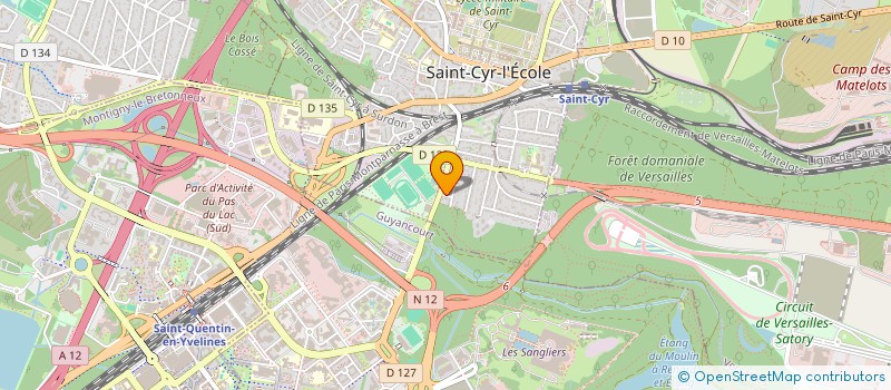 localisation de l'entreprise LES NOTARIALES DE SAINT CYR  SAINT-CYR-L'ECOLE