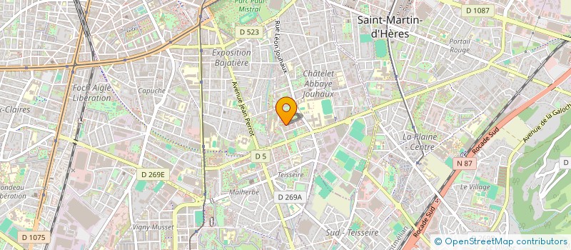 localisation de l'entreprise LES NOTES EN DELIRE à GRENOBLE