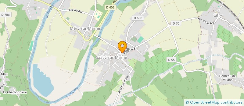 localisation de l'entreprise LES NOTES MUSICALES  SAACY-SUR-MARNE