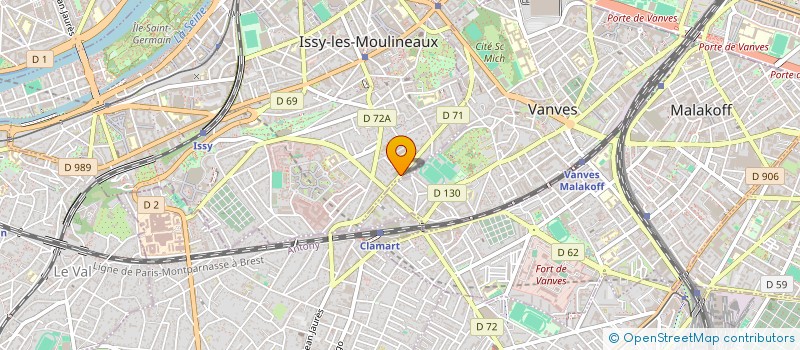 localisation de l'entreprise LES NOTES VOLANTES à ISSY-LES-MOULINEAUX