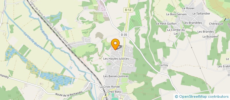 localisation de l'entreprise LES NOTRES  MOUTHIERS-SUR-BOEME