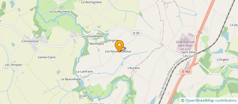localisation de l'entreprise LES NOUES à LES LUCS-SUR-BOULOGNE