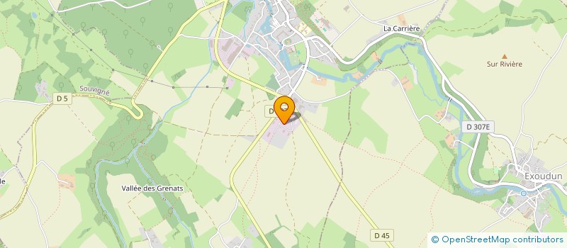 localisation de l'entreprise LES NOUES à SOUDAN