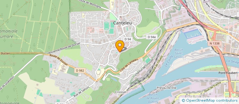 localisation de l'entreprise LES NOUNOUS CANTILIENNES  CANTELEU