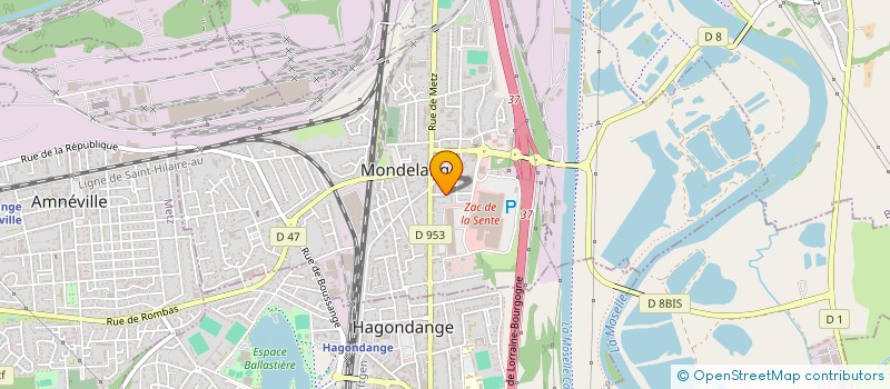 localisation de l'entreprise LES NOUNOUS DE LA RIVE DROITE  AY-SUR-MOSELLE