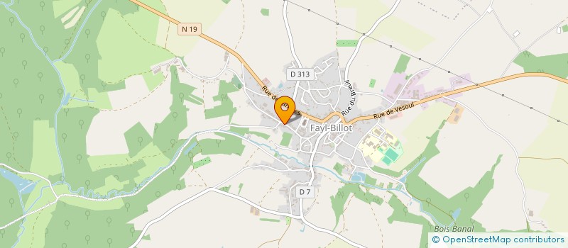 localisation de l'entreprise LES NOUOTTES DE FAYL à FAYL-BILLOT