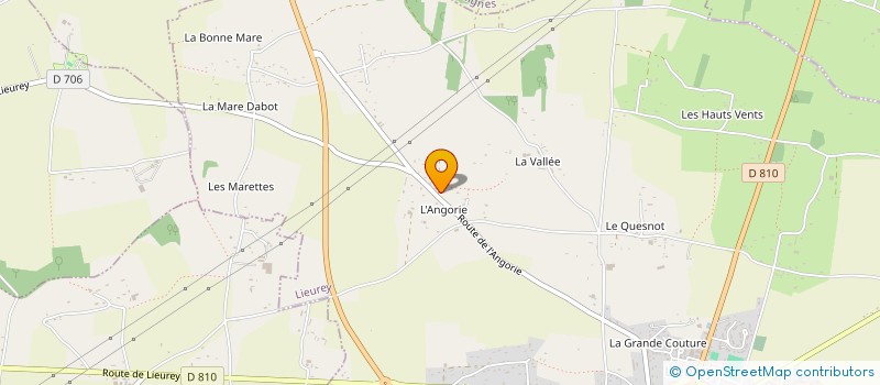 localisation de l'entreprise LES NOUROLLES  LIEUREY